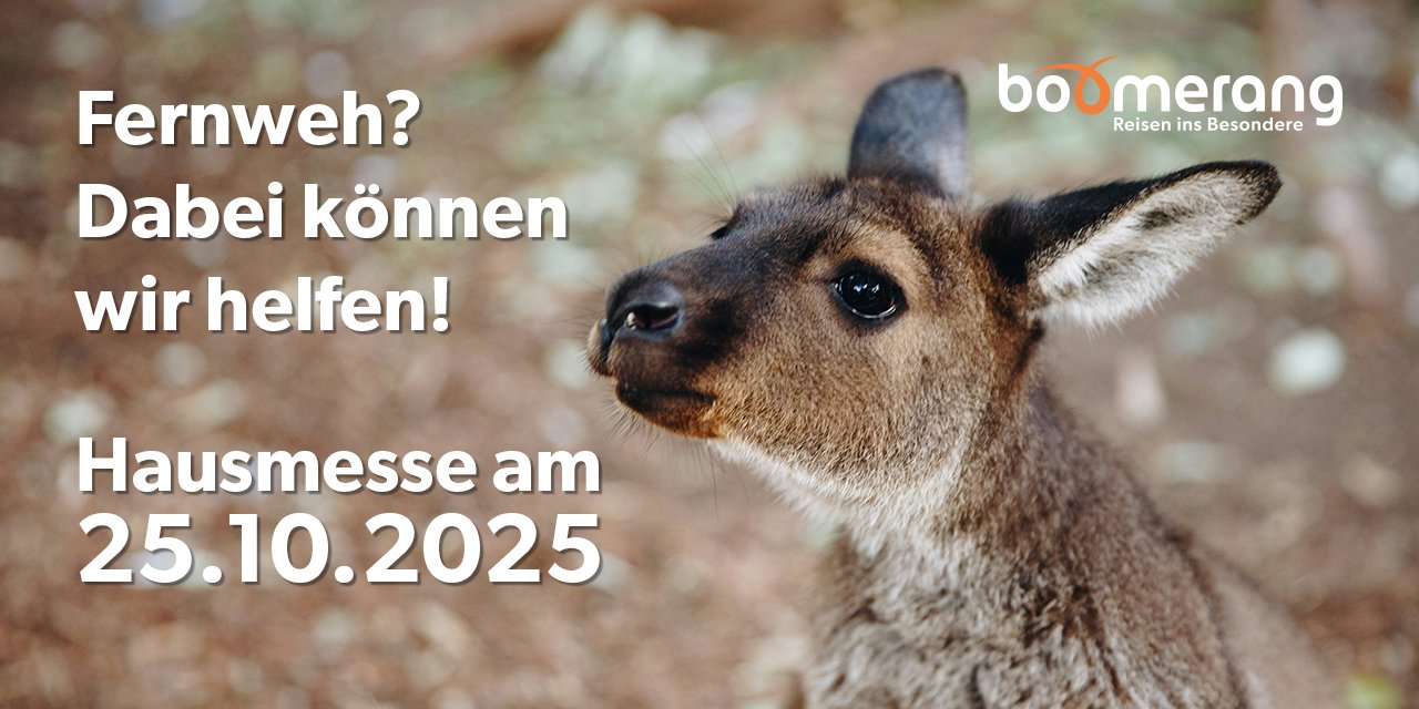 Boomerang Reisen lädt zur Hausmesse in Zürich ein